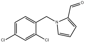 1-(2,4-Dichlorobenzyl)-1H-pyrrole-2-carbaldehyde Struktur