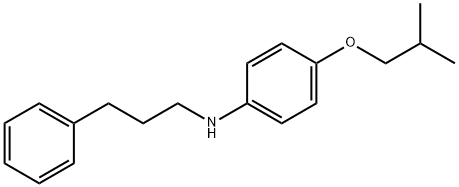 4-Isobutoxy-N-(3-phenylpropyl)aniline Struktur