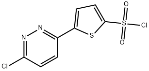 5-(6-Chloropyridazin-3-yl)thiophene-2-sulfonyl chloride Struktur