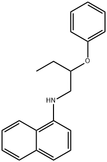 N-(2-Phenoxybutyl)-1-naphthalenamine Struktur