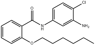 N-(3-Amino-4-chlorophenyl)-2-(hexyloxy)benzamide Struktur