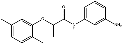 N-(3-Aminophenyl)-2-(2,5-dimethylphenoxy)-propanamide Struktur