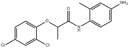 N-(4-Amino-2-methylphenyl)-2-(2,4-dichlorophenoxy)propanamide Struktur