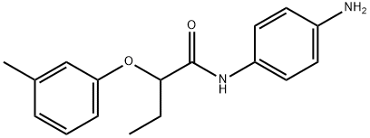 N-(4-Aminophenyl)-2-(3-methylphenoxy)butanamide Struktur