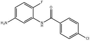 N-(5-Amino-2-fluorophenyl)-4-chlorobenzamide Struktur