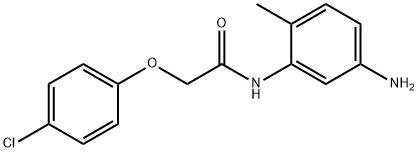 N-(5-Amino-2-methylphenyl)-2-(4-chlorophenoxy)-acetamide Struktur