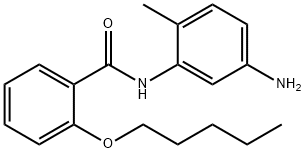 N-(5-Amino-2-methylphenyl)-2-(pentyloxy)benzamide Struktur