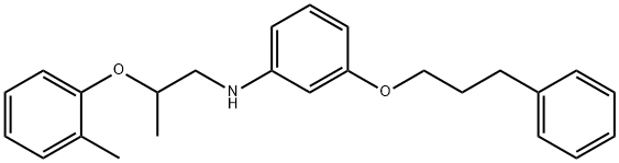 N-[2-(2-Methylphenoxy)propyl]-3-(3-phenylpropoxy)aniline Struktur