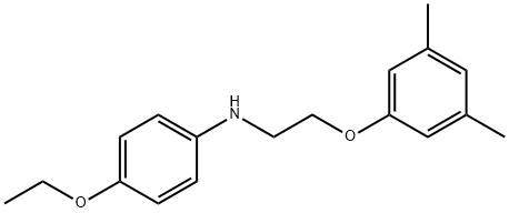 N-[2-(3,5-Dimethylphenoxy)ethyl]-4-ethoxyaniline Struktur