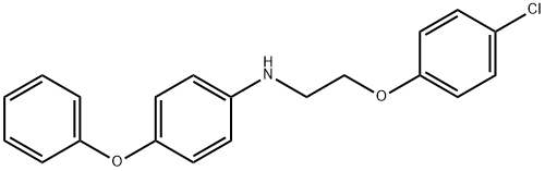 N-[2-(4-Chlorophenoxy)ethyl]-4-phenoxyaniline Struktur