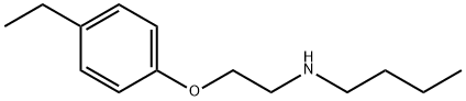 N-[2-(4-Ethylphenoxy)ethyl]-1-butanamine Struktur