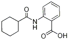 2-[(cyclohexylcarbonyl)amino]benzoic acid Struktur