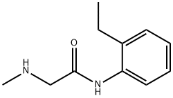 N-(2-ethylphenyl)-2-(methylamino)acetamide Struktur