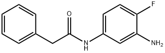 N-(3-amino-4-fluorophenyl)-2-phenylacetamide Struktur