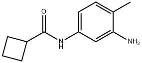 N-(3-amino-4-methylphenyl)cyclobutanecarboxamide Struktur