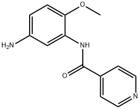 N-(5-amino-2-methoxyphenyl)isonicotinamide Struktur