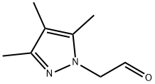 (3,4,5-trimethyl-1H-pyrazol-1-yl)acetaldehyde Struktur