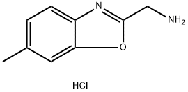 (6-methyl-1,3-benzoxazol-2-yl)methylamine hydrochloride Struktur