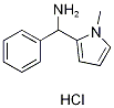 [(1-methyl-1H-pyrrol-2-yl)(phenyl)methyl]amine hydrochloride Struktur