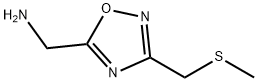 {3-[(methylthio)methyl]-1,2,4-oxadiazol-5-yl}methylamine hydrochloride Struktur