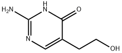 2-amino-5-(2-hydroxyethyl)pyrimidin-4-ol Struktur