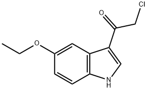 2-chloro-1-(5-ethoxy-1H-indol-3-yl)ethanone Struktur