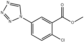 methyl 2-chloro-5-(1H-tetrazol-1-yl)benzoate Struktur