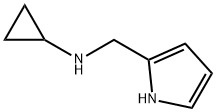 N-(1H-pyrrol-2-ylmethyl)cyclopropanamine Struktur