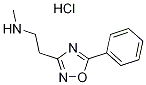 N-methyl-2-(5-phenyl-1,2,4-oxadiazol-3-yl)ethanamine hydrochloride Struktur