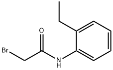 2-bromo-N-(2-ethylphenyl)acetamide Struktur