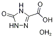 5-Oxo-4,5-dihydro-1H-[1,2,4]triazole-3-carboxylic acid hydrate Struktur