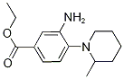 Ethyl 3-amino-4-(2-methyl-1-piperidinyl)benzoate Struktur