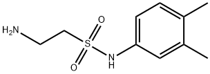 2-Amino-ethanesulfonic acid(3,4-dimethyl-phenyl)-amide Struktur