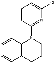 1-(6-Chloro-2-pyridinyl)-1,2,3,4-tetrahydroquinoline Struktur