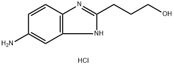 3-(5-Amino-1H-benzoimidazol-2-yl)-propan-1-oldihydrochloride Struktur