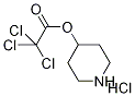 4-Piperidinyl 2,2,2-trichloroacetate hydrochloride Struktur