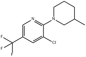 3-Chloro-2-(3-methyl-1-piperidinyl)-5-(trifluoromethyl)pyridine Struktur