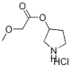 3-Pyrrolidinyl 2-methoxyacetate hydrochloride Struktur