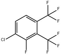 1-Chloro-2-fluoro-3,4-bis-(trifluoromethyl)benzene Struktur