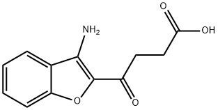 4-(3-Amino-benzofuran-2-yl)-4-oxo-butyric acid Struktur