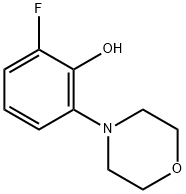 2-(N-Morpholino)-6-fluorophenol Struktur