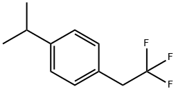 1-Isopropyl-4-(2,2,2-trifluoroethyl)benzene Struktur