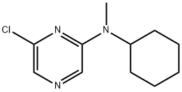 6-Chloro-N-cyclohexyl-N-methyl-2-pyrazinamine Struktur