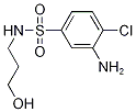 3-Amino-4-chloro-N-(3-hydroxypropyl)-benzenesulfonamide Struktur