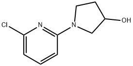 1-(6-Chloro-2-pyridinyl)-3-pyrrolidinol Struktur