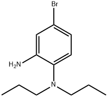 4-Bromo-N-1,N-1-dipropyl-1,2-benzenediamine Struktur