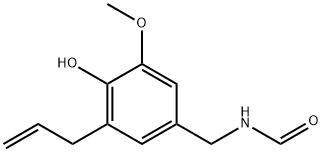 (3-Allyl-4-hydroxy-5-methoxybenzyl)formamide Struktur