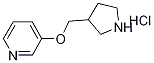 3-(3-Pyrrolidinylmethoxy)pyridine hydrochloride Struktur