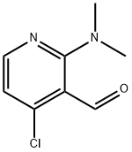 4-Chloro-2-(dimethylamino)nicotinaldehyde Struktur