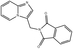 1H-isoindole-1,3(2H)-dione, 2-(imidazo[1,2-a]pyridin-3-ylm Struktur